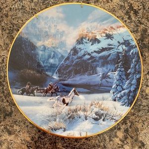 Collector Plate “Running with the Wind”